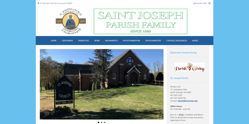 Saint Joseph Parish - North Scituate, RI