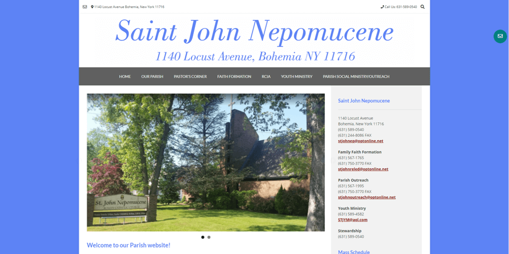 Saint John Nepomucene - Bohemia, NY